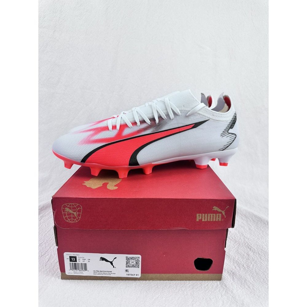 PUMA ULTRA MATCH FG/AG SOCCER CLEATS 107347-01 MENS SIZE 13‎